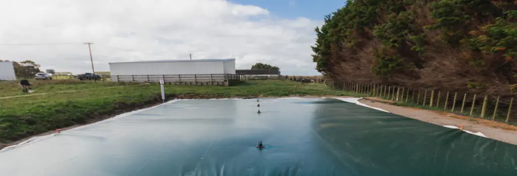 Effluent Storage: Is a Bladder Tank the Right Choice? 10 Nevada Bladder Tank Close Up, cow shed in background