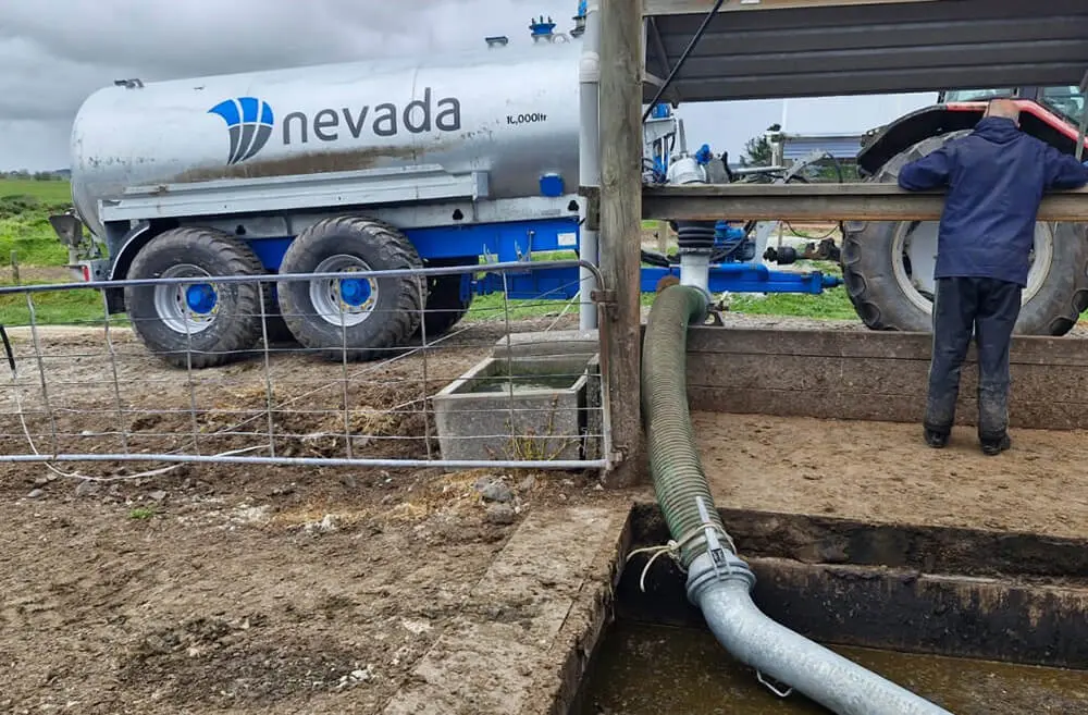 Nevada 10000L Tandem Slurry Tanker Slatted floor bunker