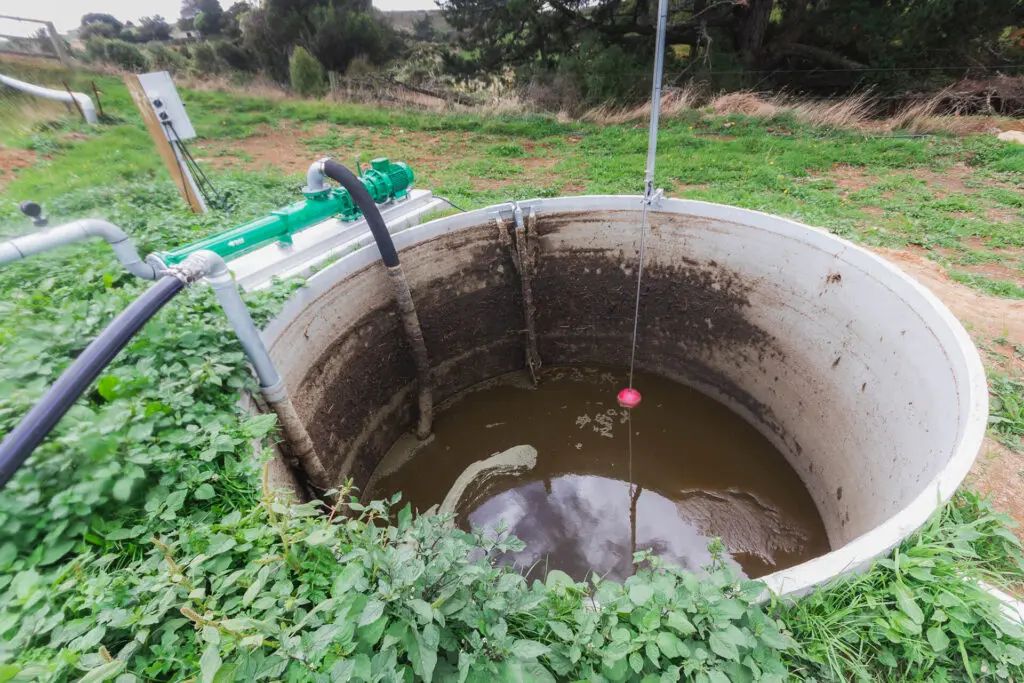 Which Effluent Storage do I Need? 4 looking inside a Nevada concrete Precast Sump for Effluent storage