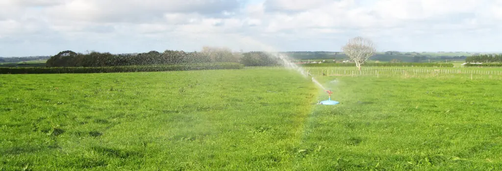 Nevada Fertigator with rainbow light reflection