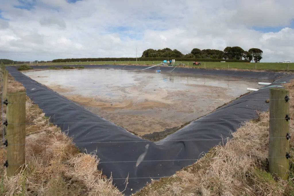 What is an effluent pond? Here is a great example of a lined HDPE effluent pond.