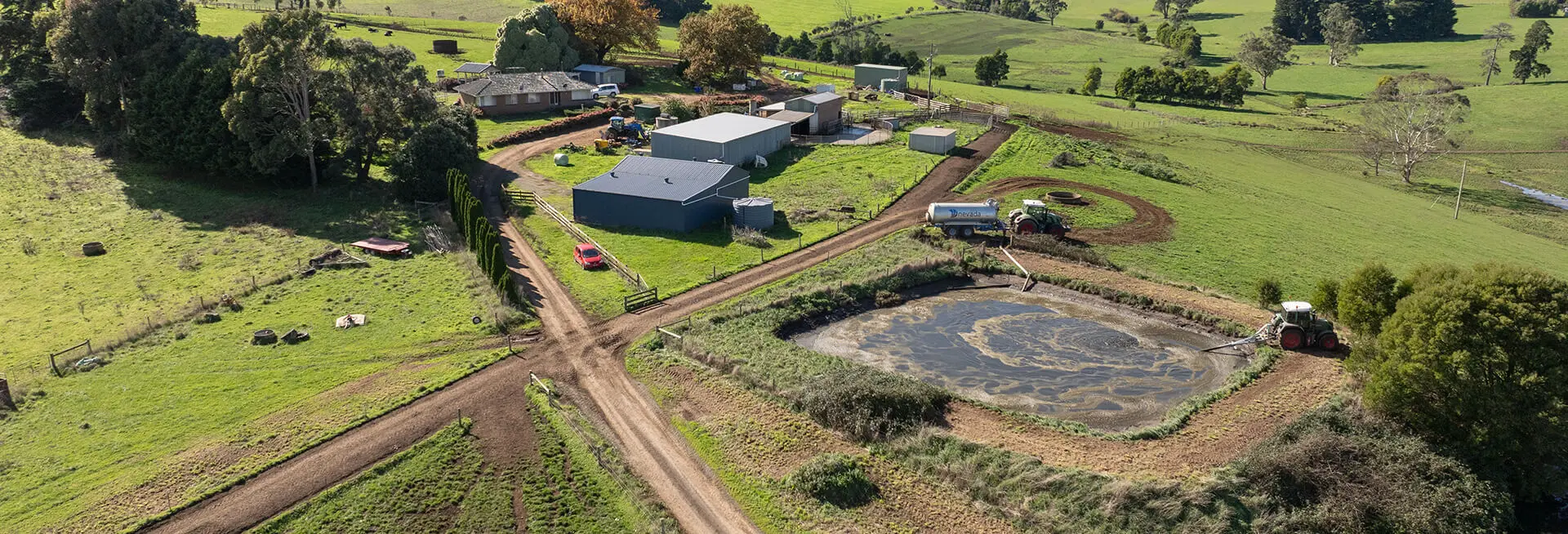 Nevada PTO Pond Stirrer working in a effluent Pond