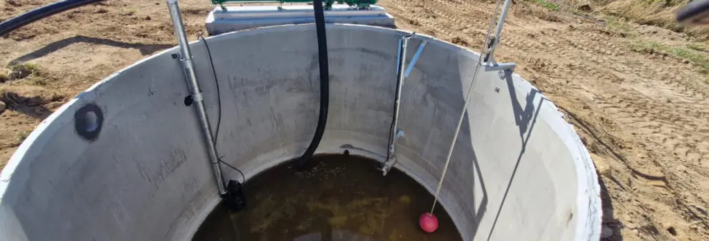Effluent Sumps - Additional Storage Solutions 2 Nevada Effluent Sump Setup
