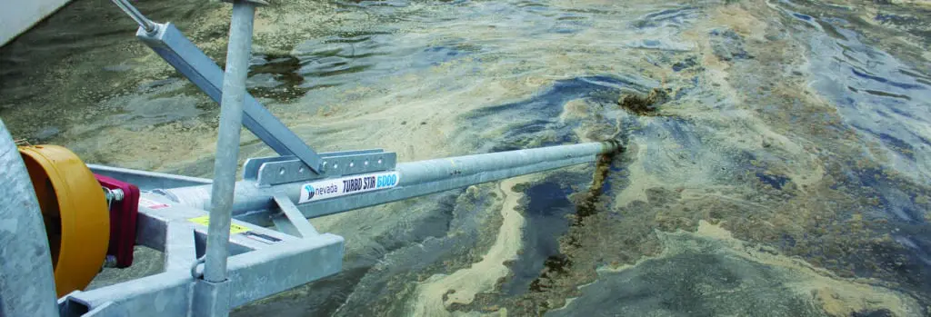 What Size Pond Stirrer do I Need? 6 Nevada PTO Stirrer in an effluent concrete tank