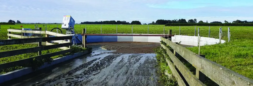 Electric Pond Stirrer: Gary Finally Found A Stirrer That Works! 8 Concrete sump at the end of a feed pad with a Nevada Electric Stirrer