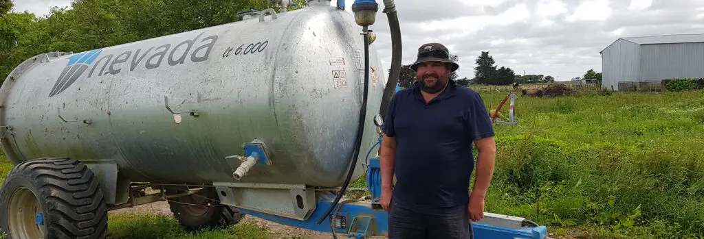 Slurry Tanker: Lawrence Has More Control Of His Effluent Management 8 Lawerence and his Nevada Single Axle Slurry Tanker