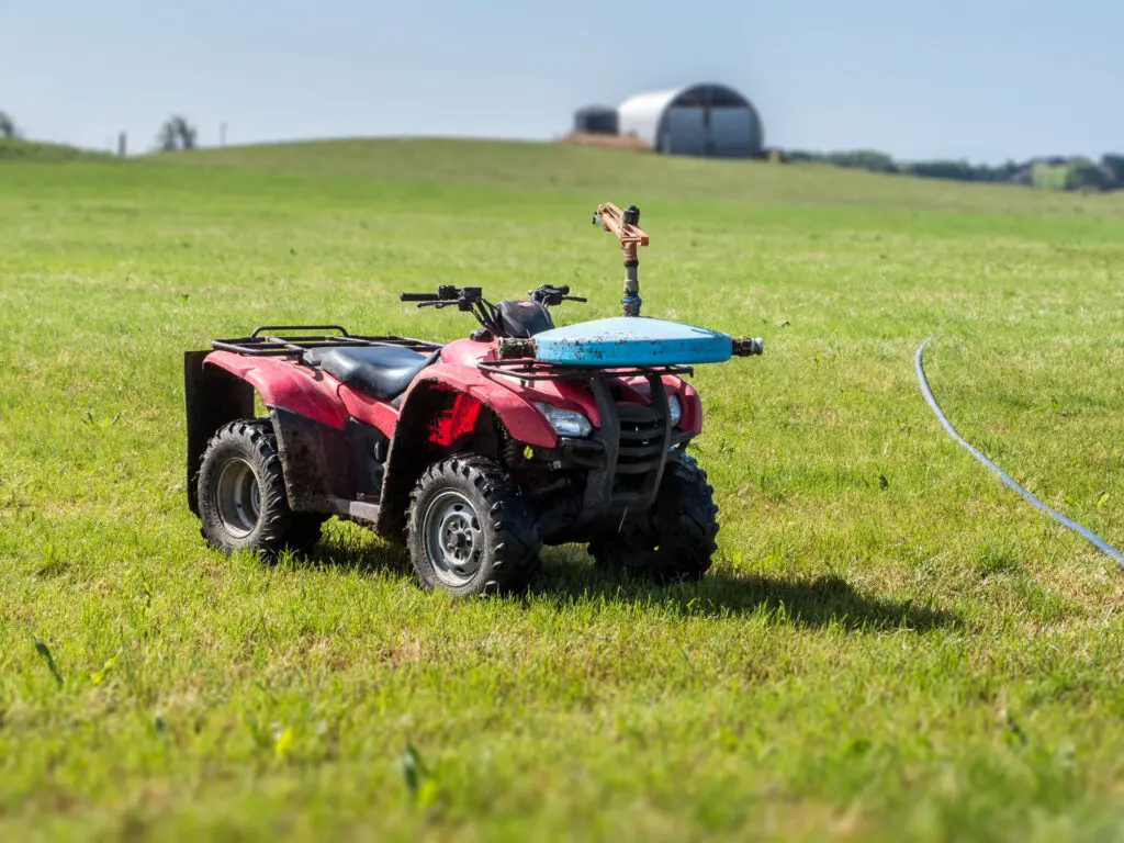 Nevada Fertigator on Quad Bike