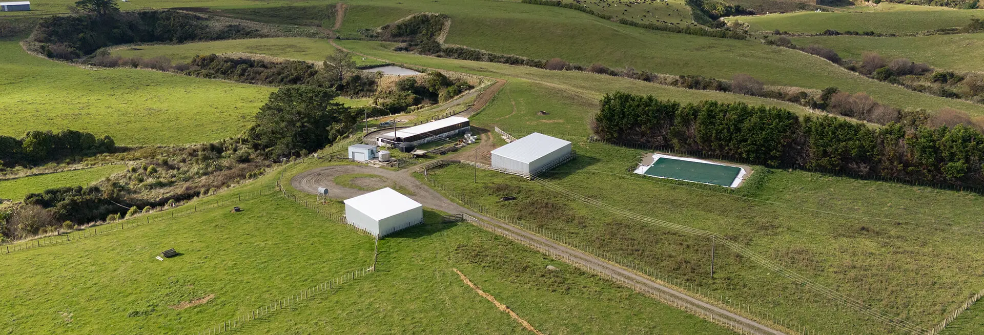 Nevada Effluent Bladder Tank on farm in Taranaki