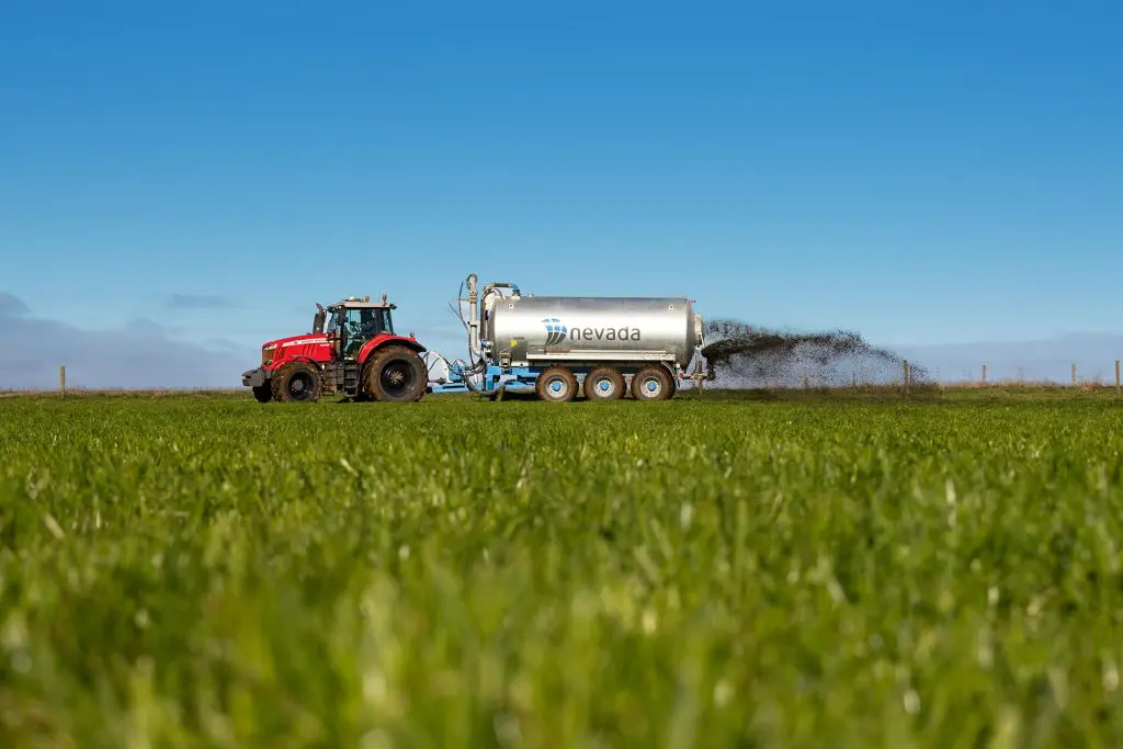The Ultimate Guide to Slurry Tankers 4 Nevada Triple Slurry Tanker spreading effluent in Tasmania, Australia