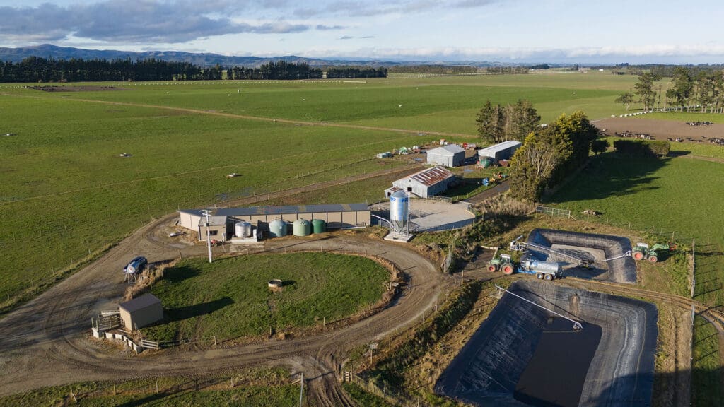 Ben and Mackensie Farm from the Air