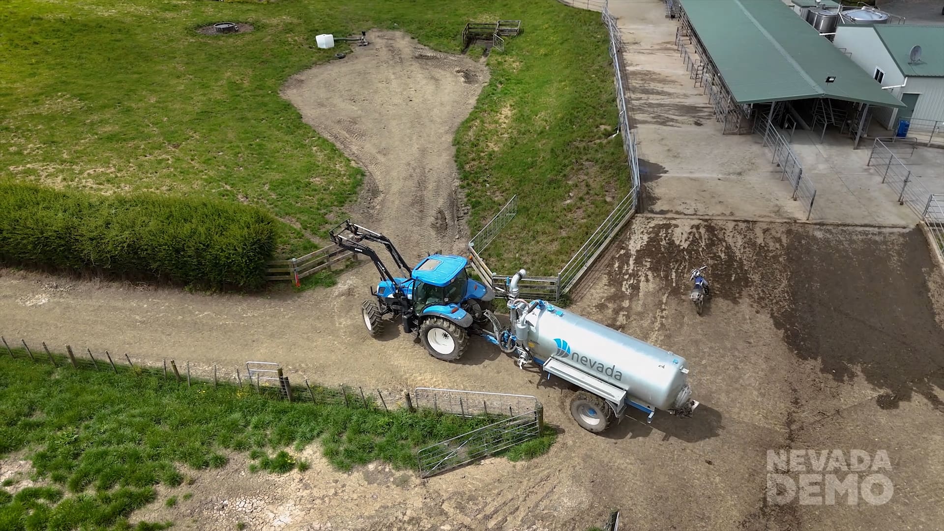 Nevada Single Axle Slurry Tanker Manouverability