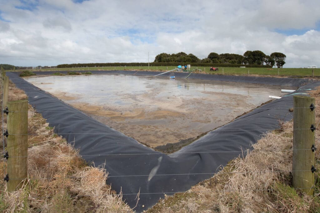 What is an effluent pond? Here is a great example of a lined HDPE effluent pond.